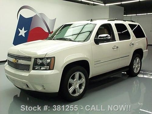 2011 chevy tahoe ltz sunroof nav rear cam dvd 20's 34k texas direct auto