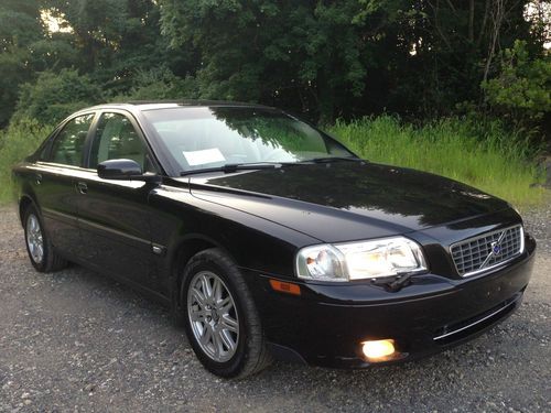 2005 volvo s80 2.5t clean carfax!!!! no accidents!!! black beauty!!!!