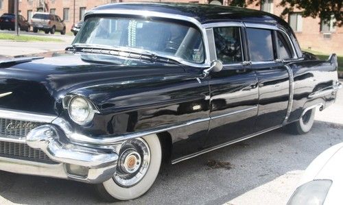 Beautiful black 1956 cadillac limo