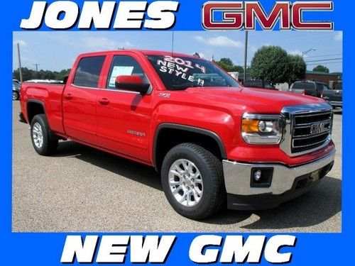 New 2014 gmc sierra 1500 4wd crew cab sle z71 msrp $43790 fire red