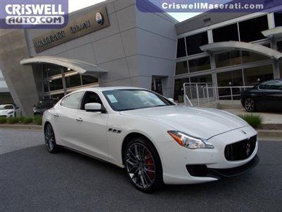 2014 maserati quattroporte v8 gts white bianco carbon nav gts black nero sport n