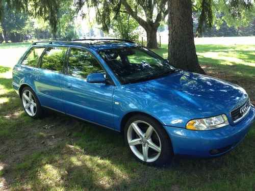 2000 audi a4 quattro sport avant 1.8t very rare pelican blue