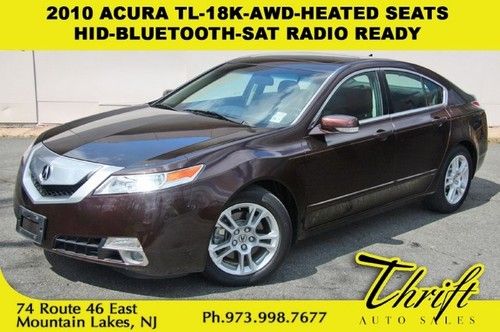 2010 acura tl-18k-awd-heated seats-hid-bluetooth-sat radio ready