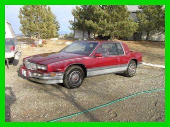 1989 cadillac 4.5l v8 16v automatic fwd coupe low miles sharp