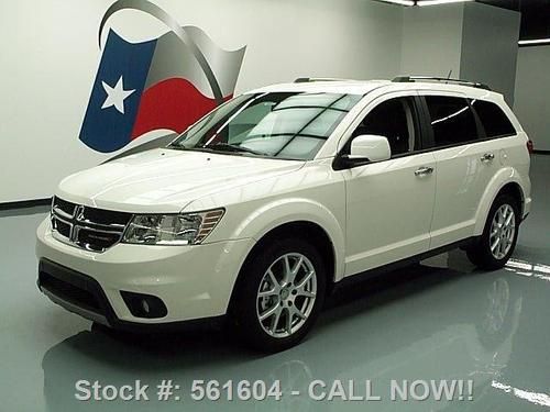 2013 dodge journey crew htd leather 19" wheels 22k mi texas direct auto