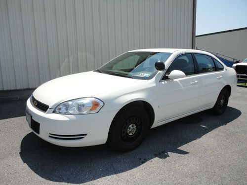 2007 chevrolet impala patrol car, white, cruise, power seats, power locks, psu