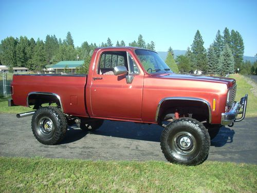 1977 chevy 1500 short box 4x4 restored