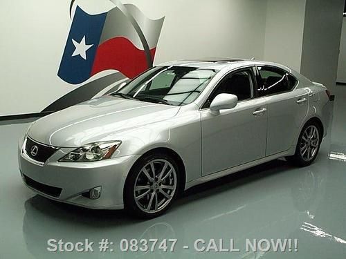 2008 lexus is250 sunroof nav rear cam vent seats 59k mi texas direct auto