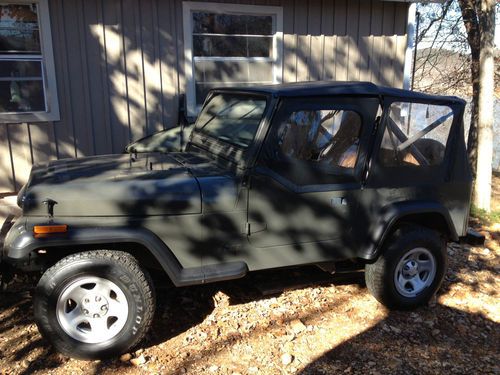 1991 jeep wrangler base sport utility 2-door 4.0l