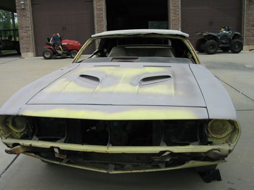 1970 plymouth cuda convertible  5.2l