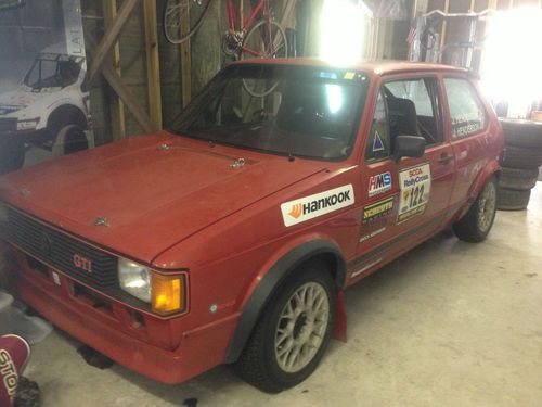 1984 volkswagen rabbit gti rally race car