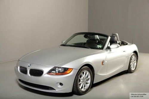 2003 bmw z4 convertible 52k miles xenon leather auto alloys cd clean  we finance