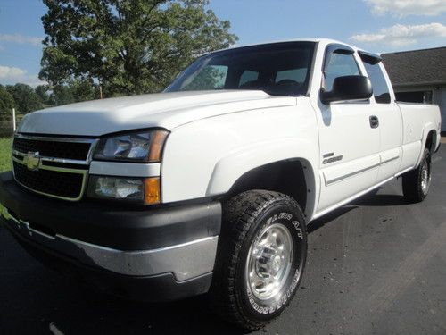 Lbz duramax diesel 6 speed allison ext cab 4x4 lt pkg 8' longbed 3/4 2500hd nice