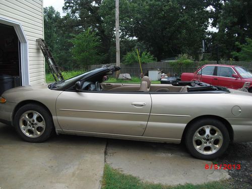 1999 chrysler sebring jxi convertible 2-door 2.5l