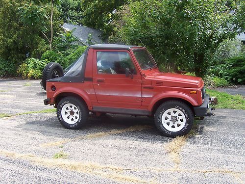 Suzuki: samurai off road 4wd stock good condition soft top