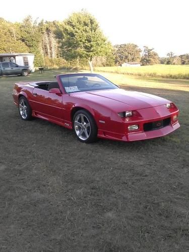 1991 chevrolet camaro rs convertible 2-door 5.0l