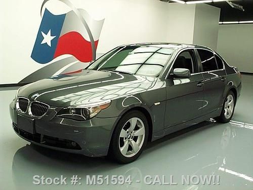 2007 bmw 530i sedan automatic sunroof cruise ctrl 54k texas direct auto