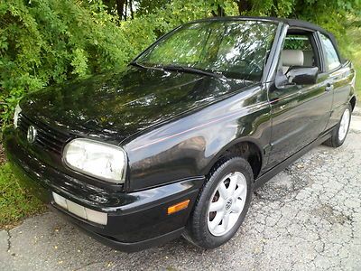 1999 volkswagen cabrio gls convertible coupe 2liter 4cyl cold air conditioning