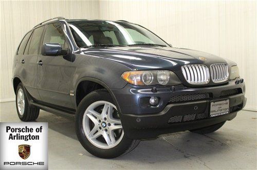 2005 bmw x5 heated seats leather navi gps navi one owner blue low miles
