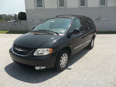 2003 03 chrysler lxi van minivan entertainment system dvd non smoker no reserve