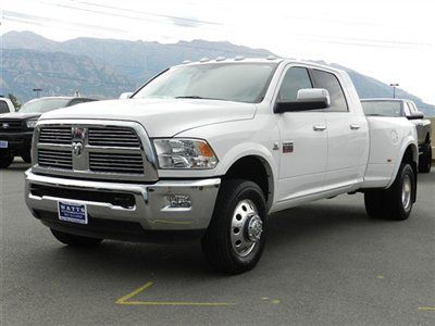 Dodgeram mega cab dually cummins diesel 4x4 laramie navigation leather auto tow
