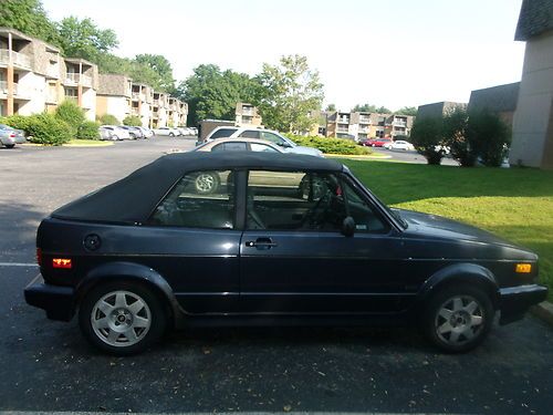 1989 volkswagen cabriolet bestseller convertible 2-door 1.8l