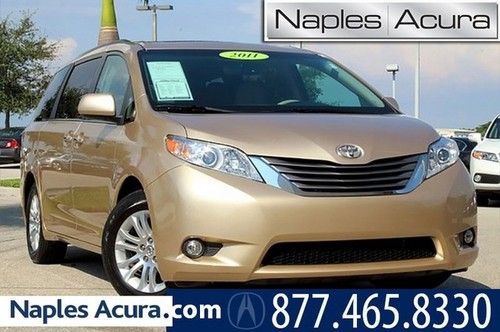 11 sienna xle, navigation, rear camera, loaded! free shipping! we finance!