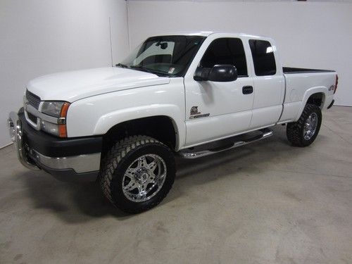 04 chevy silverado 2500hd duramax turbo diesel 4x4 extended cab short 80pics