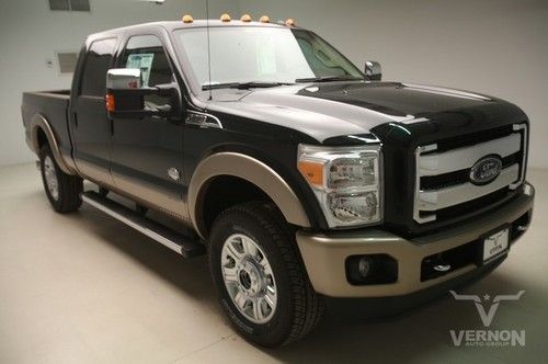 2014 king ranch crew 4x4 fx4 navigation sunroof leather heated v8 diesel