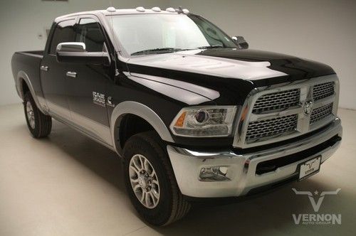 2013 srw laramie crew 4x4 navigation sunroof leather heated cummins diesel