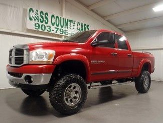 4x4 diesel quad cab southern comfort 6" lift suede leather power seats 107313 mi