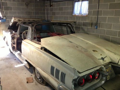 1960 ford thunderbird white convertible j code 430 engine