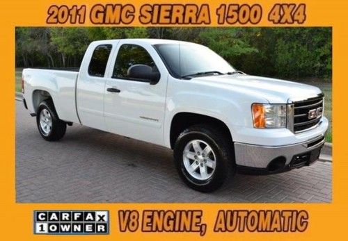 2011 gmc sierra 1500 flex fuel v8 vortce 4x4 texas one owner clean carfax