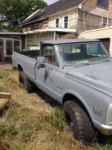 1972 chevy 4 x 4 pickup truck vintage antique off road lifted no reserve