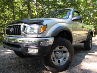 02 toyota tacoma sr5 2.7l 4cyl automatic 4wd regcab lotsnewparts towing hitch!!