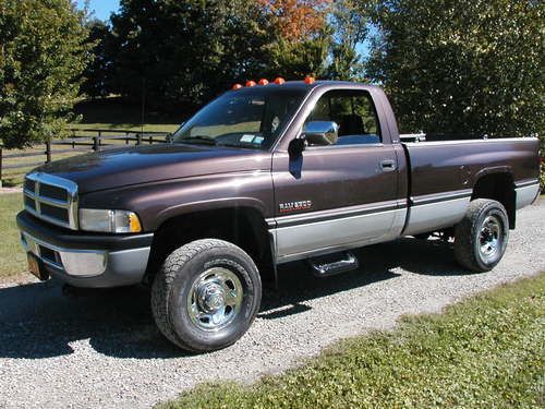 1997 dodge cummins 4x4 turbo diesel auto 154k rat hot tow truck runs great !