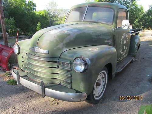 1950 chevy 1/2 ton pick up