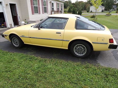 Rare, all original spark yellow 79 mazda rx7 gs 62k