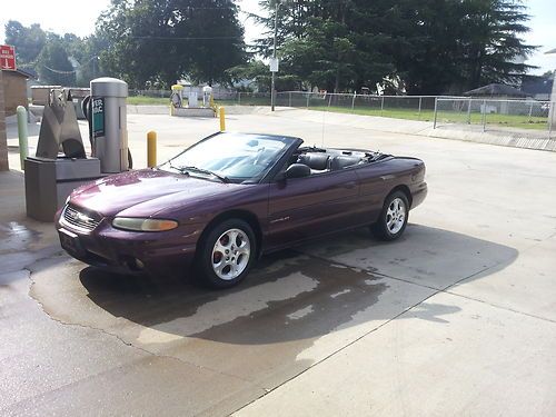 2000 chrysler sebring jxi convertible 2-door 2.5l