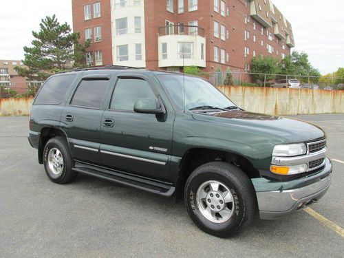 2001 chevy chevrolet tahoe lt autoride 5.3l vortec v8 auto 4x4 clean! no reserve