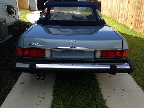 1975 Mercedes SL450 Covertible 60k original miles, image 3