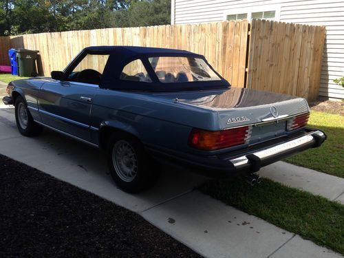 1975 Mercedes SL450 Covertible 60k original miles, image 4