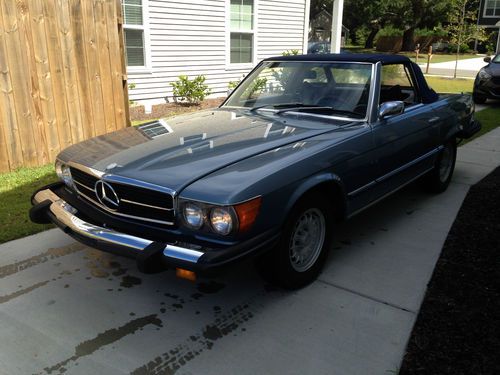 1975 Mercedes SL450 Covertible 60k original miles, image 6