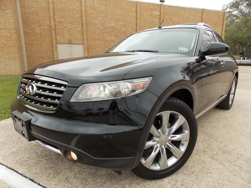 2008 infiniti fx35 suv loaded tech pkg navi back up cam dvd 6cd free shipping!