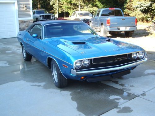 1970 dodge challenger 2-dr sports hardtop 340 slap stick b-5 blue. mopar