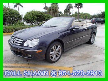 2008 clk350 convertible, rare capriblue/stone/bluetop!!, woodwheel,call shawn b