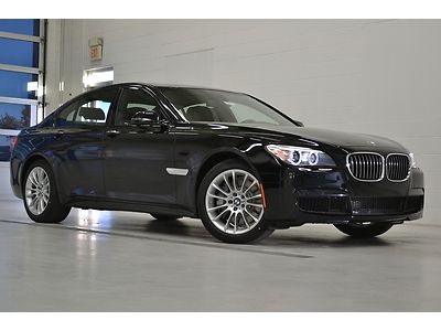 Great lease/buy! 14 bmw 750i msport navigation camera moonroof bt leather pdc