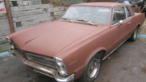 1965 pontiac lemans coupe bucket seats console 326 numbers match gto clone