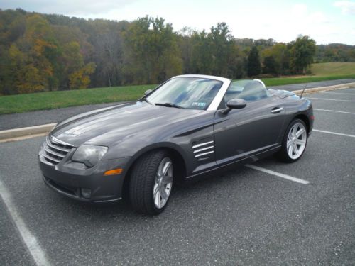 2005 chrysler crossfire limited convertible  super low reserve runs great