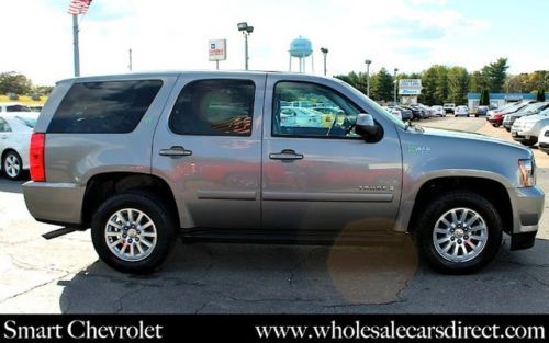 Used chevrolet tahoe hybrid 4x2 sport utility 2wd chevy electric suv gas saver